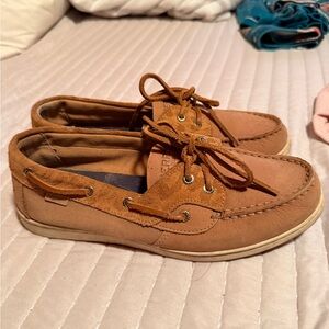 Sperry Tan Boat Shoes